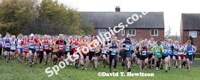 Start of the senior mens NEHL, Jarrow. David T. Hewitson/Sports for All Pics